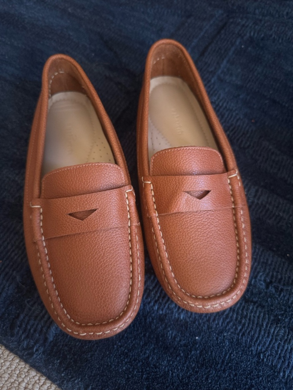Elephantito Kids Tan Penny Loafers